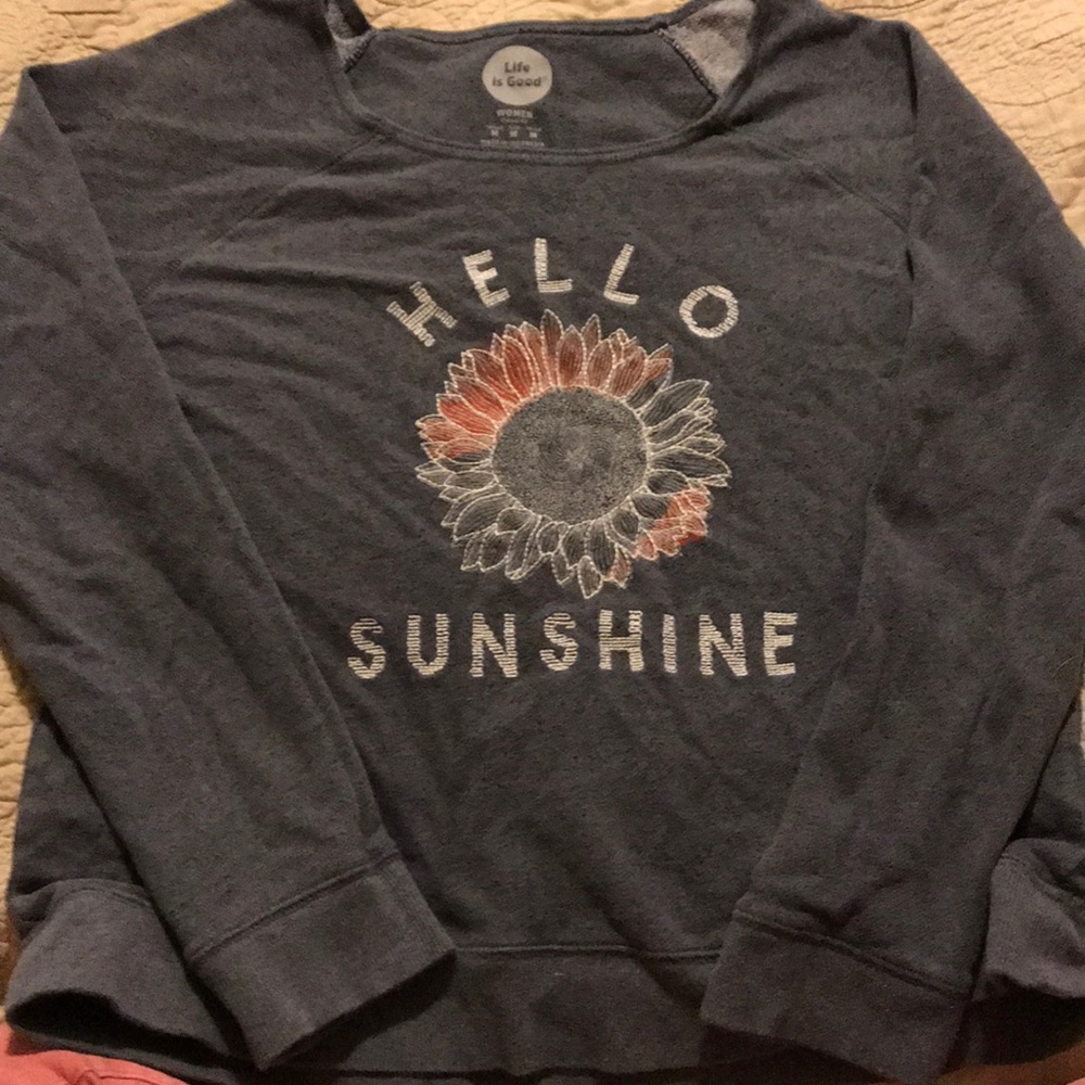 Hello Sunshine crew sweatershirt